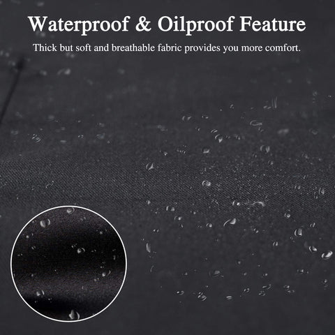 Delantal resistente y suave para horas de cocina.