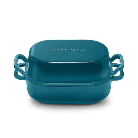 Horno Rossallini rectangular con corteza dorada para pan crujiente.