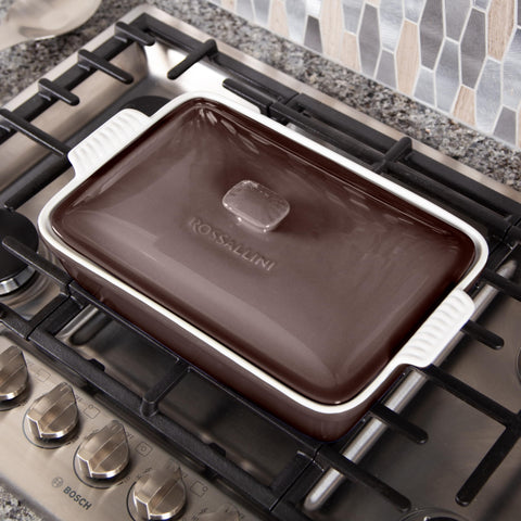 ROSSALLINI pieza artesanal única para horno y mesa.