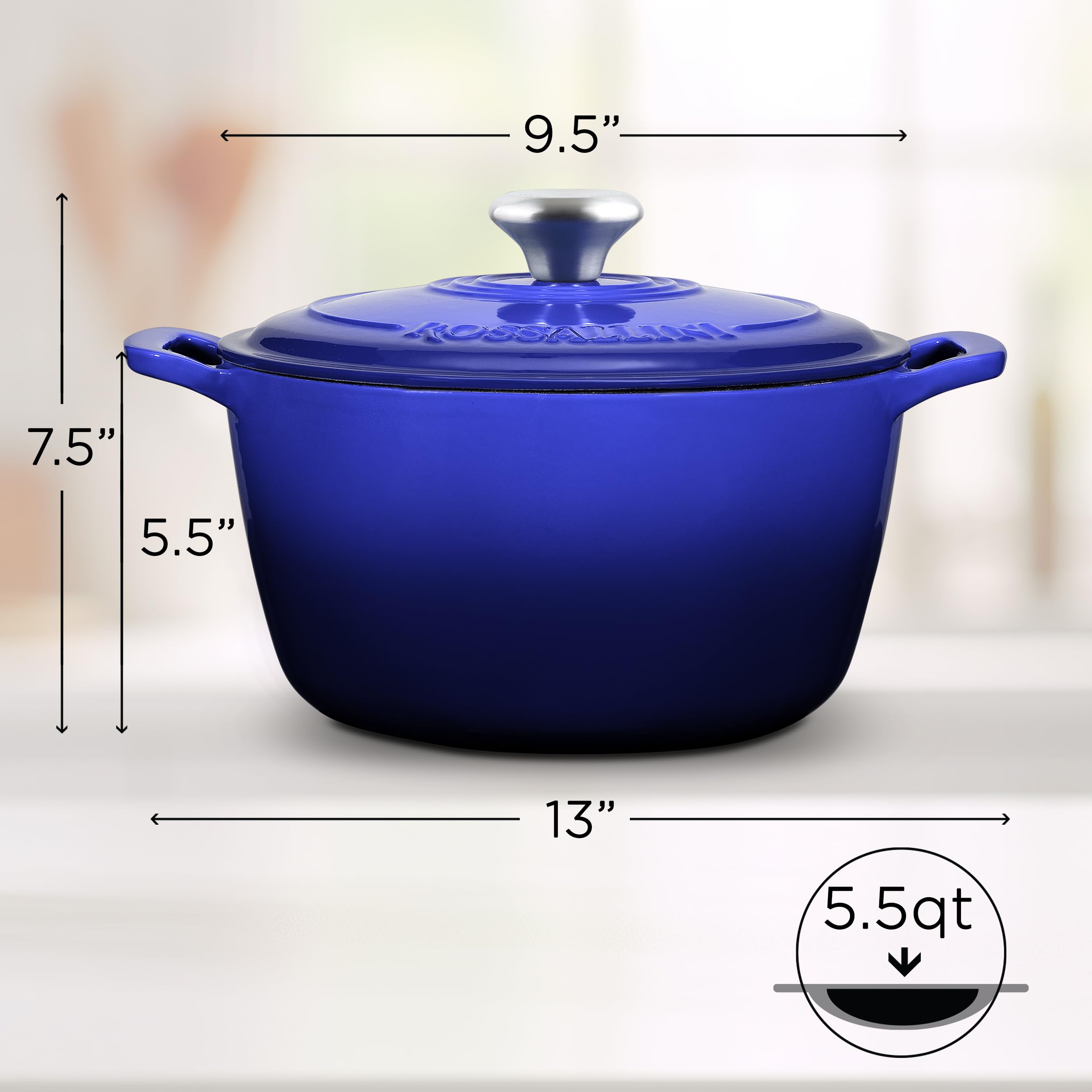 ROSSALLINI ideal para cocción lenta, guisos y pan horneado