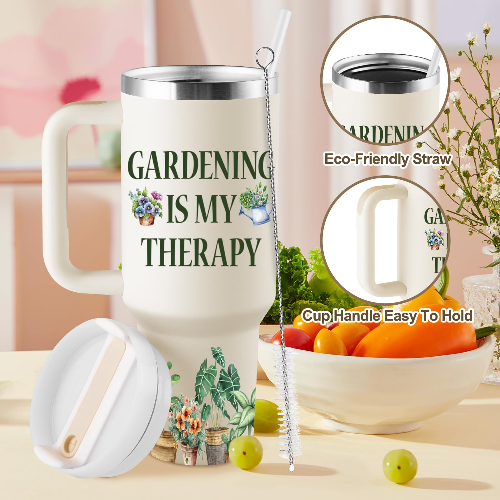 ROSTANTEN capacidad 1,18 litros para agua, té o café durante jardinería.