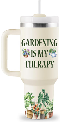 ROSTANTEN vaso termico 40oz con tapa, mantiene bebidas frías para jardinería.