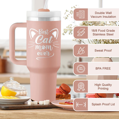 Taza Rostanten con asa ergonómica para transporte cómodo en la oficina o viaje.