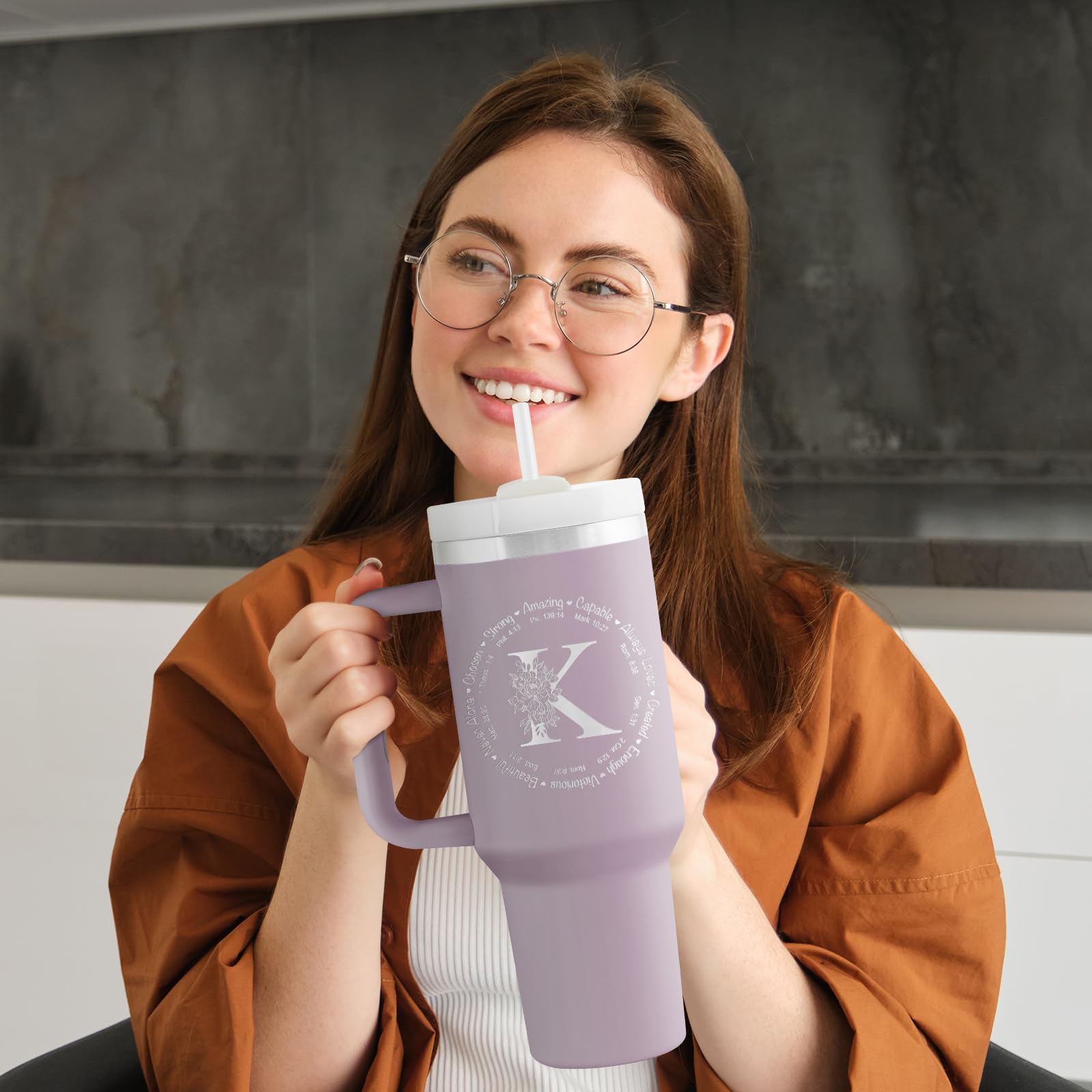 ROSTANTEN Vaso térmico con diseños vivos, regalo significativo