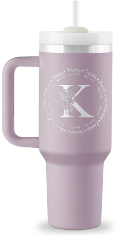 ROSTANTEN Vaso térmico monograma 40oz grabado, regalo inspirador