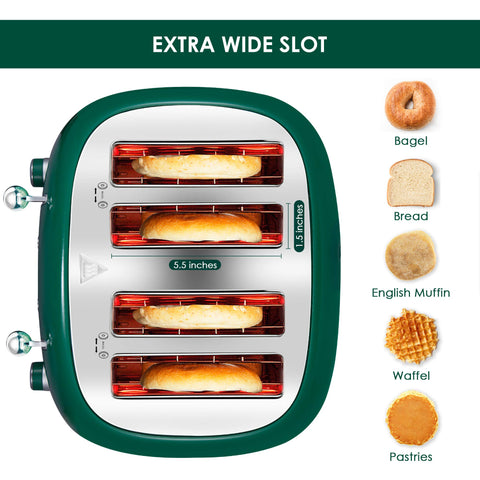 Roter Mond, 6 ajustes de tostado para obtener dorado a tu gusto.