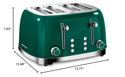 Roter Mond, diseño retro verde que optimiza espacio en la cocina.