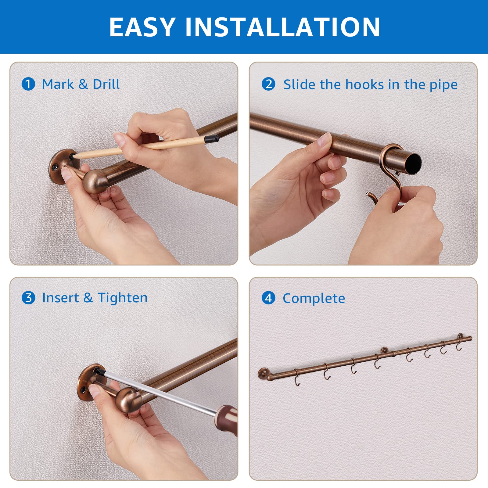 ROTHLEY conjunto-accesorios-montaje: instalación sencilla para renovar la cocina