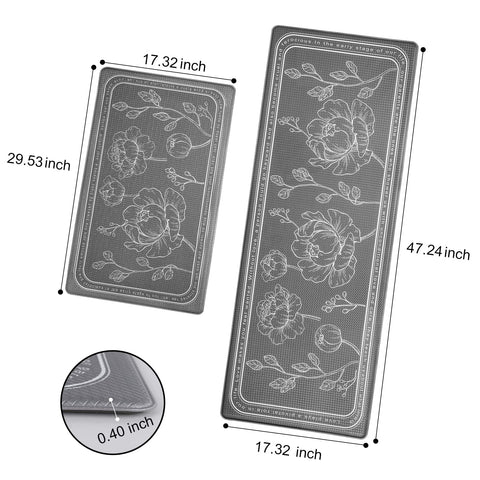 ROTTOGOON alfombra de cocina anti fatiga mejora confort al estar de pie largo rato