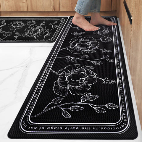 ROTTOGOON alfombra cocina anti-fatiga, juego de dos para cocinar de pie