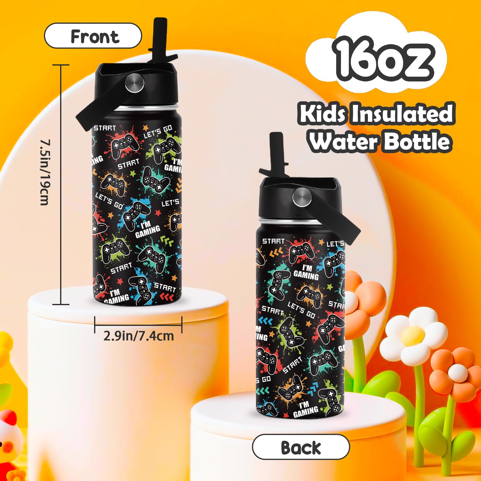 ROVOZAR tapa con pajilla integrada para beber sin interrupciones.
