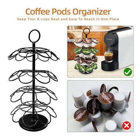 ROWISE ahorro-espacio-contador optimiza espacio junto a la cafetera.