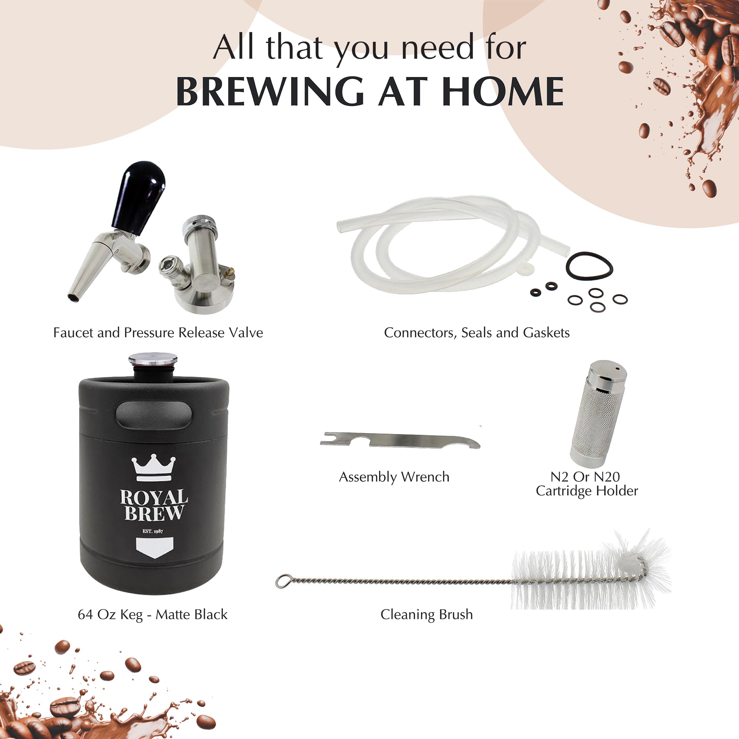 Diseño del grifo de Royal Brew sin fugas y duradero.