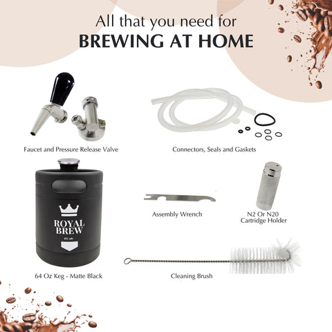 Diseño del grifo de Royal Brew sin fugas y duradero.