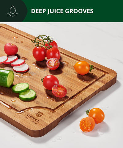 ROYAL CRAFT WOOD canal de jugo profundo para mantener limpio
