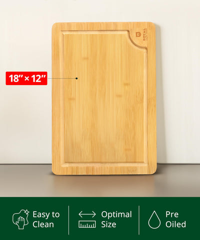 Manijas laterales ergonómicas de ROYAL CRAFT WOOD para transportar con comodidad.