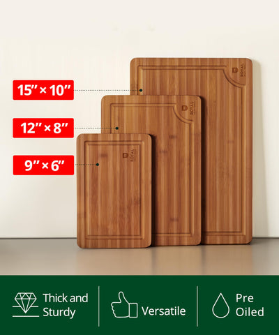 ROYAL CRAFT WOOD tabla-corte-carbonizada-9x6 para servir aperitivos con estilo