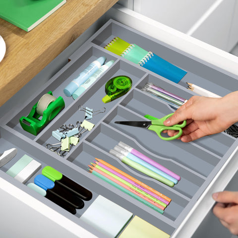 ROYAL CRAFT WOOD Uso múltiple: organizador para escritorio, tocador y cocina.