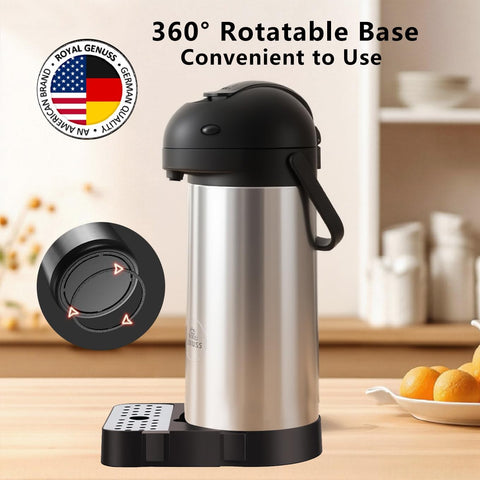 Royal Genuss AirPot base 360 grados: servicio versátil en cualquier entorno.