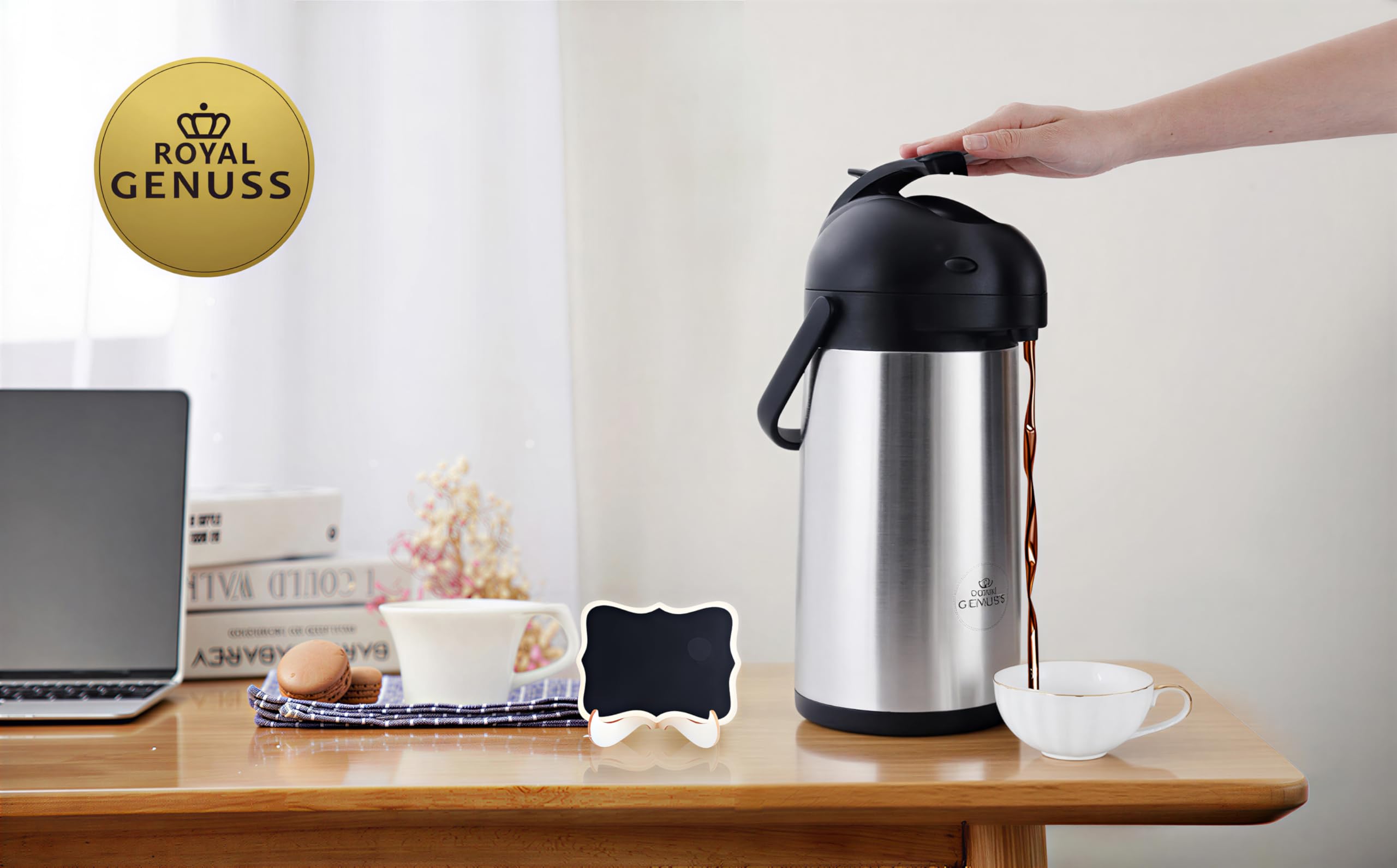 Royal Genuss capacidad de 74 oz para reuniones con café