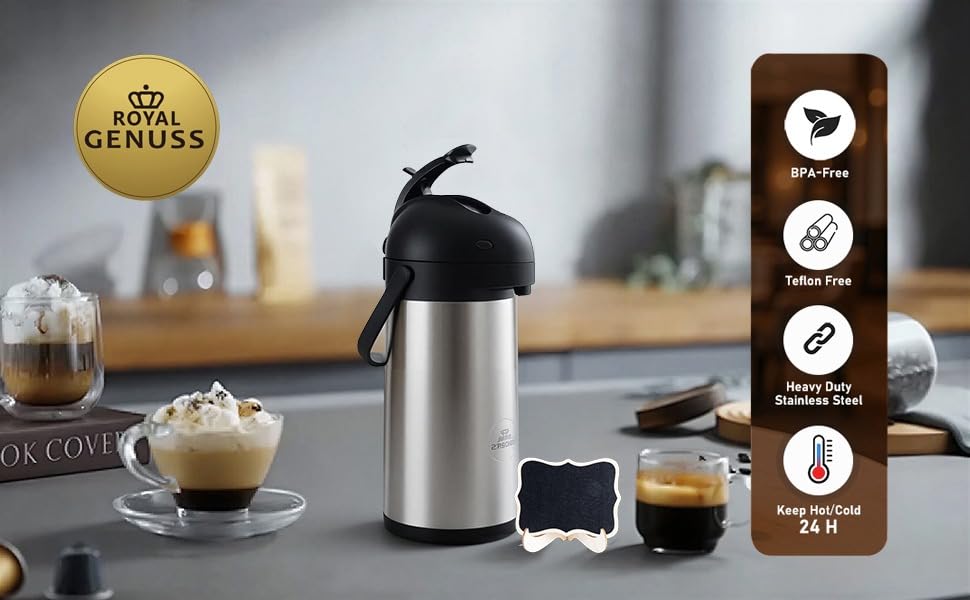 Royal Genuss tapa desmontable para limpieza rápida