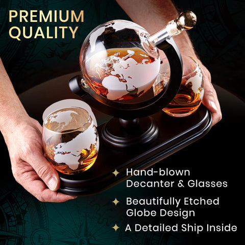 Royal Reserve barco dentro del decantador añade un detalle distintivo