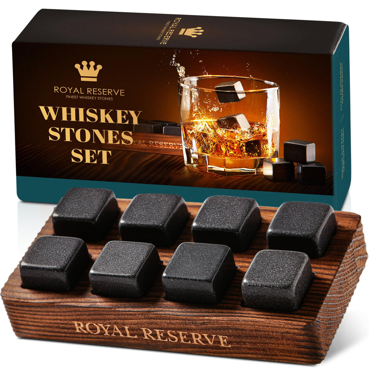 Royal Reserve: piedras de whisky para enfriar sin diluir en tu bebida