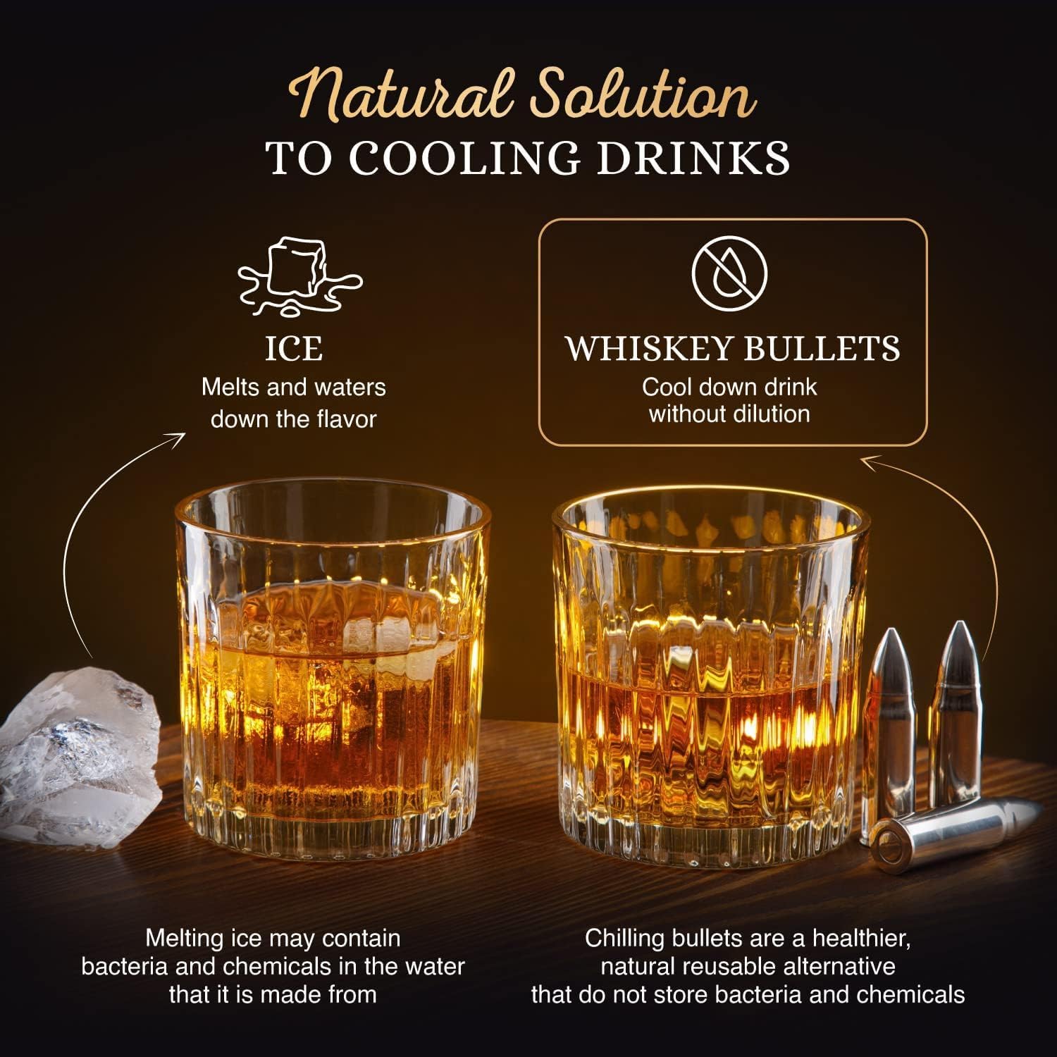 Royal Reserve: vasos de bourbon artesanales para una experiencia elegante
