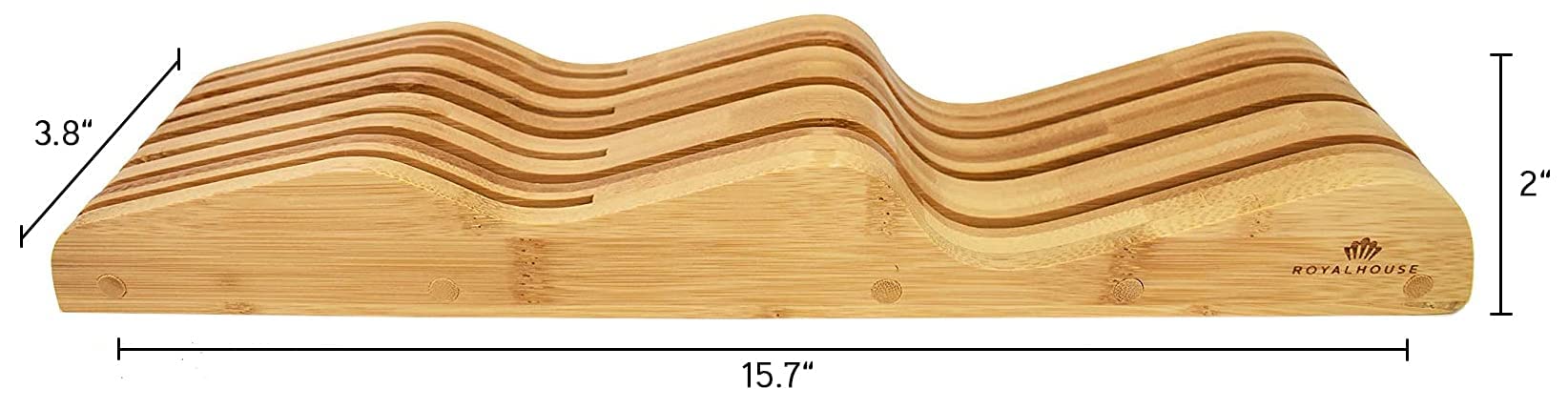 RoyalHouse capacidad 7 cuchillos: ideal para cocinas que buscan orden práctico.