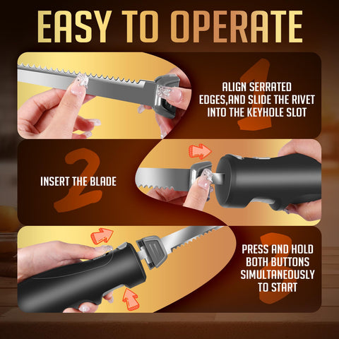 Royalsellpro cuchillo eléctrico inalámbrico – diseño-ergo para menor fatiga