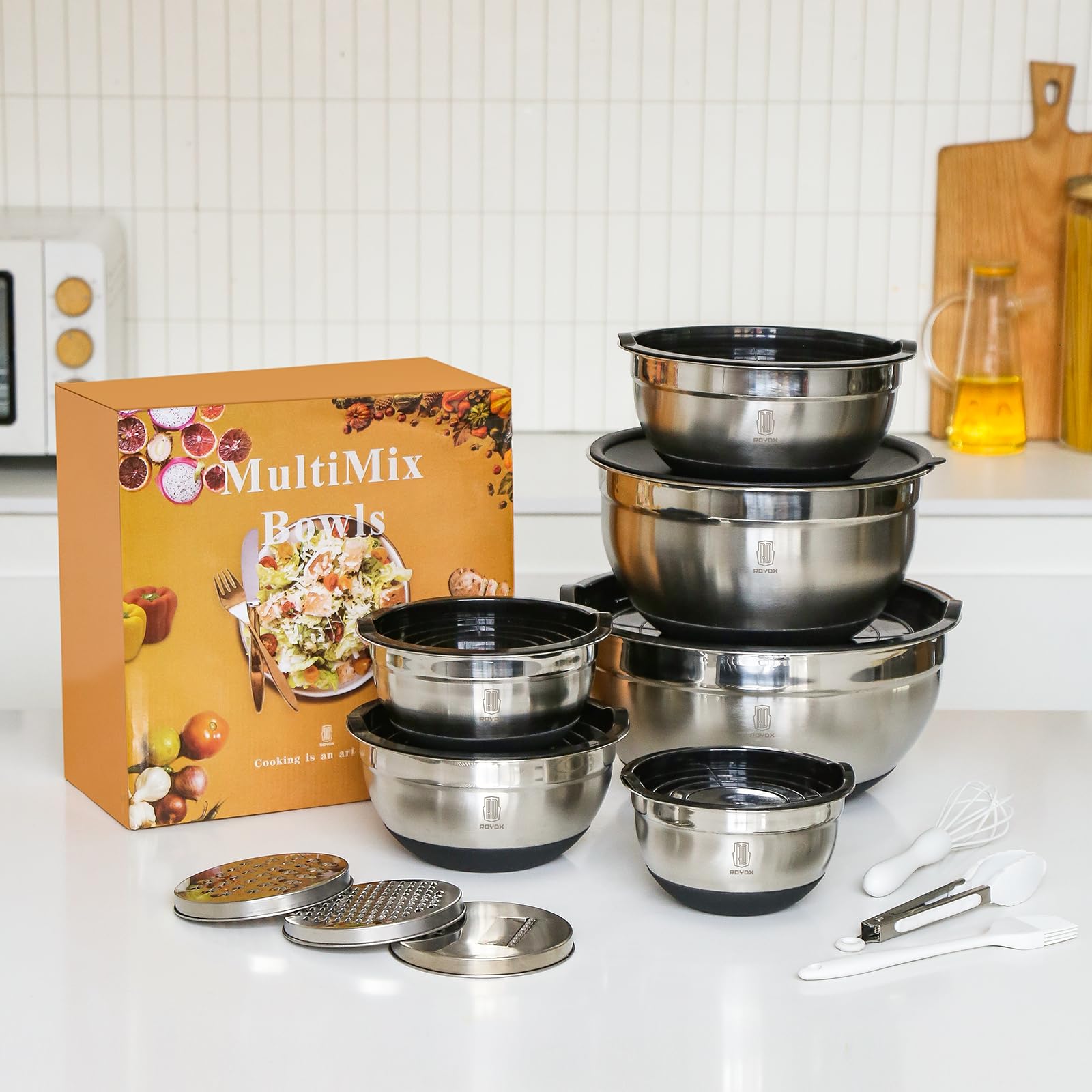 RD ROYDX caja regalo elegante realza este set de cocina