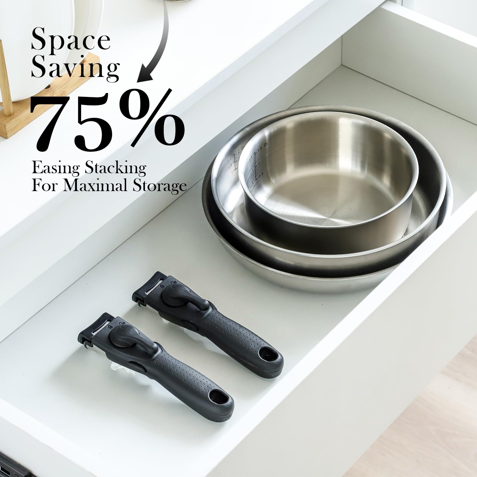 Roydx cazo de 2.5 cuartos con tapa de cristal para calentar sopas y salsas.