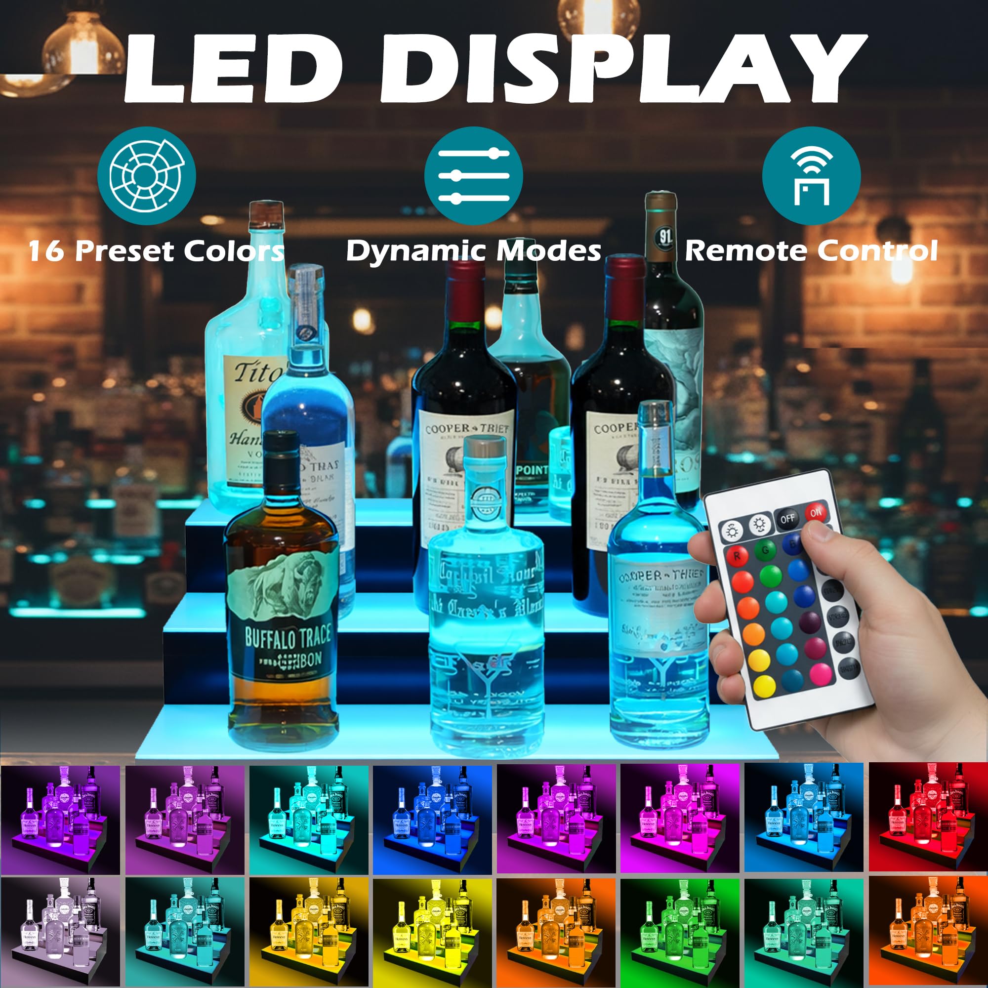 Royxen uso en bar, club o restaurante con iluminación ajustable.