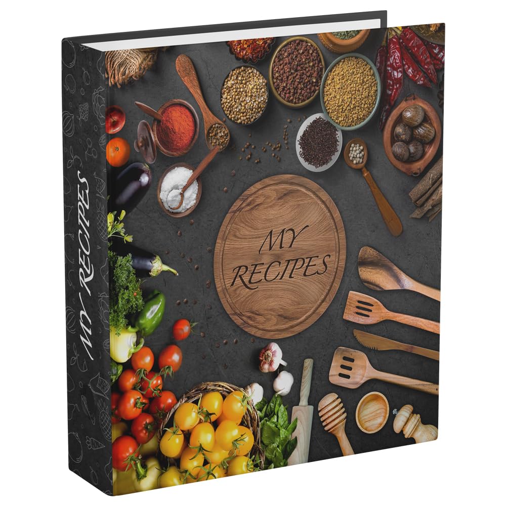 R&R HOPE muestra la portada del cuaderno de recetas, ideal para iniciar tu colección.