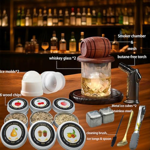 Juego de dos copas whisky para degustar tragos más elegantes