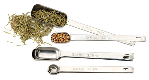 RSVP Endurance, cucharadita de medición, mide con precisión para sazonar.