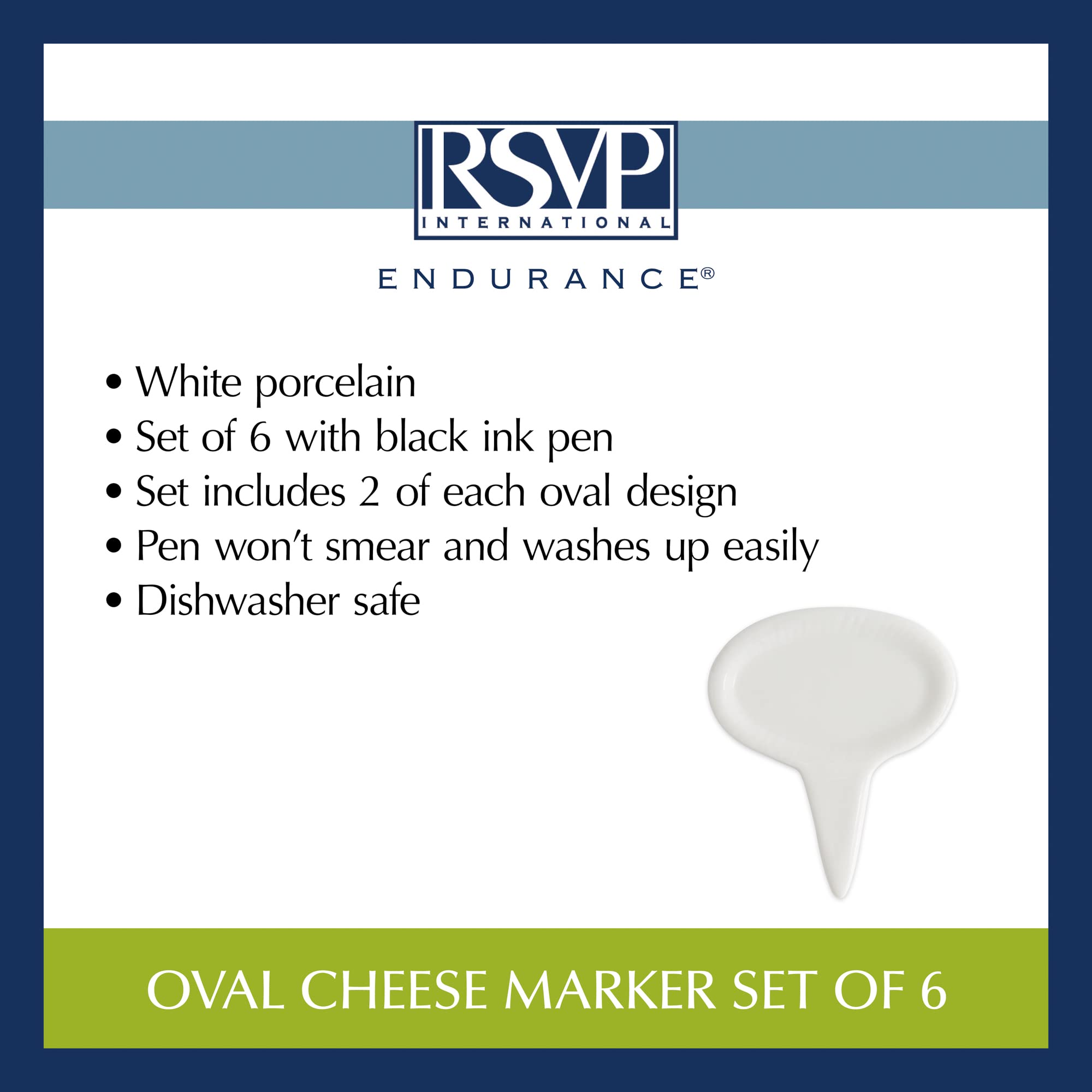 RSVP International accesorios de queso bien organizados para servir.