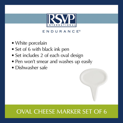 RSVP International accesorios de queso bien organizados para servir.