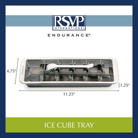 RSVP Endurance: acero inoxidable 18/8 evita sabores y olores en el hielo