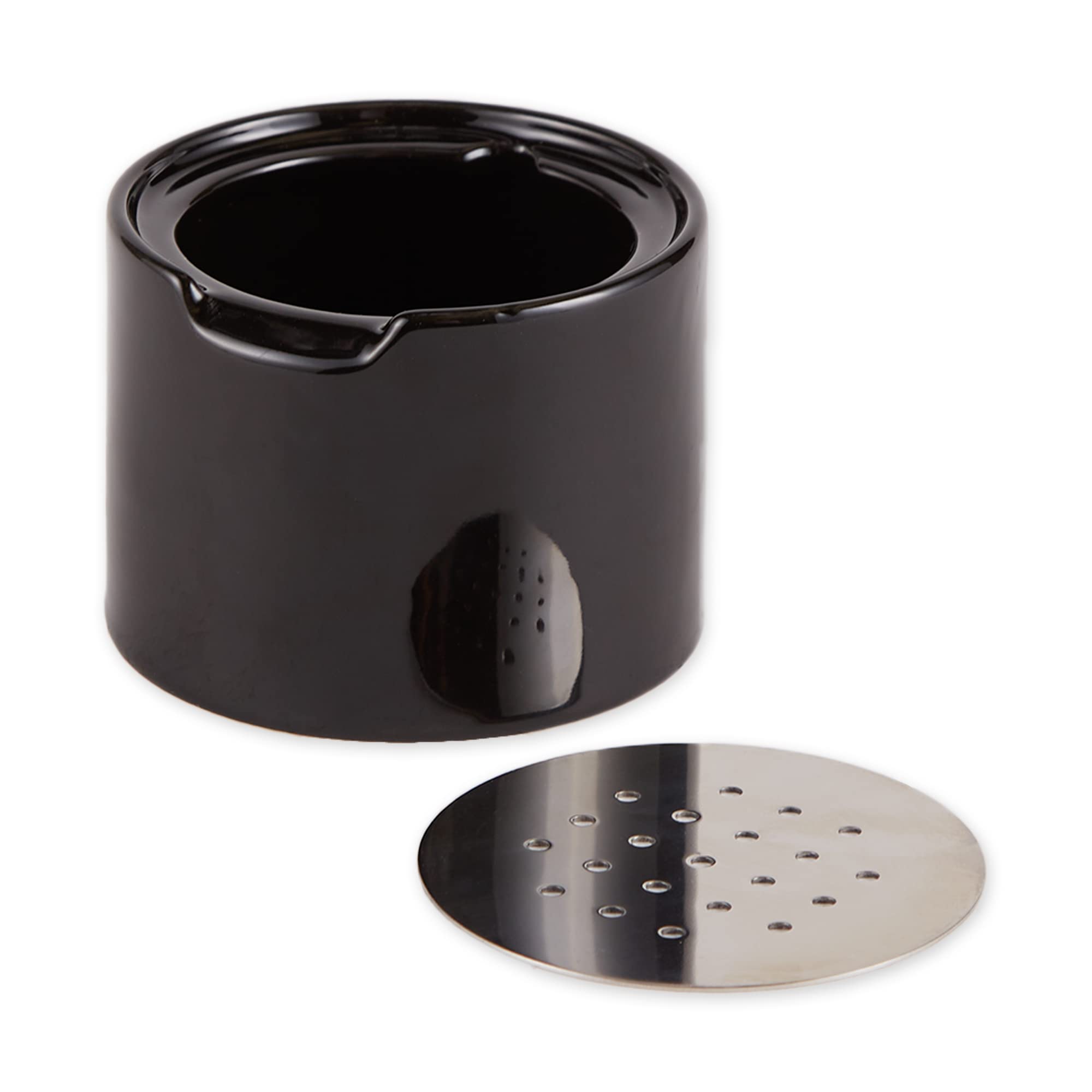 Tapa ventilada de acero inoxidable para seguridad y durabilidad de RSVP.