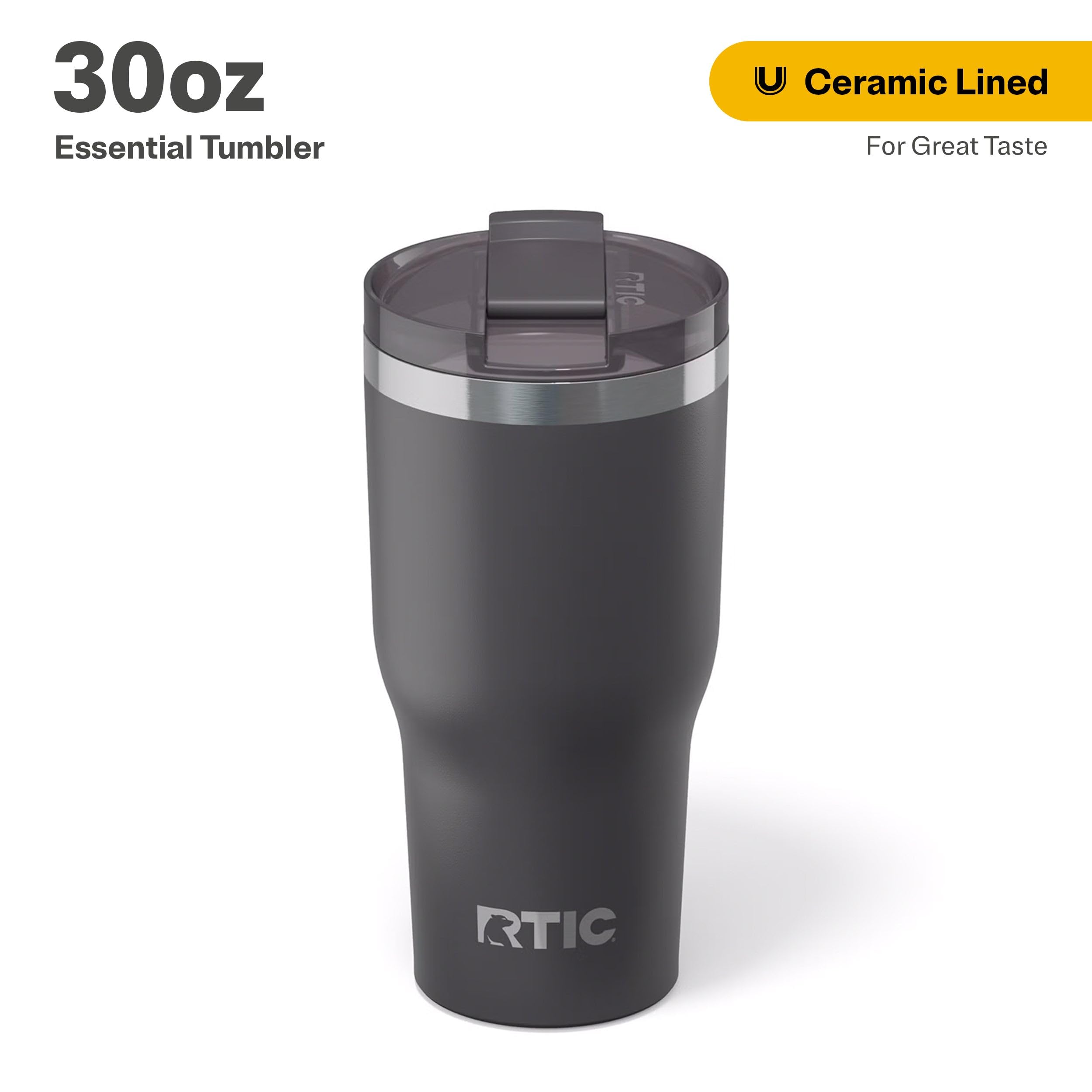 RTIC 30oz Essential Tumbler aislamiento doble pared mantiene bebidas frías