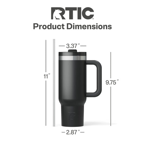 RTIC Road Trip con manija ergonómica para transporte cómodo