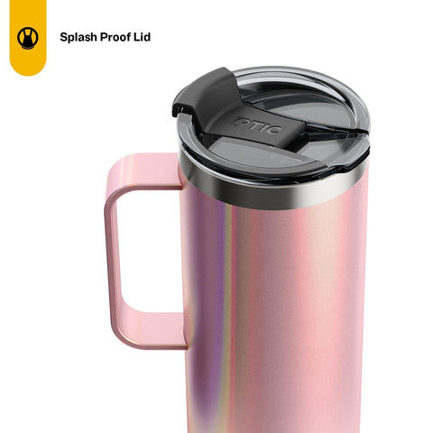 RTIC Vaso con asa ergonómica para un agarre cómodo durante viajes.