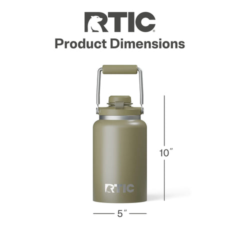 Asa ergonómica de RTIC Outback Jug para transporte cómodo