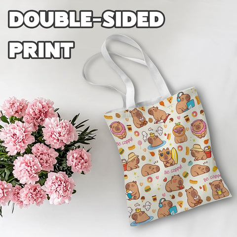 RTTLALUO Capibara Bolso: gran capacidad para compras o picnic.
