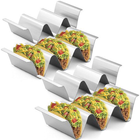RTT Porta-tacos detalle triangular que mantiene tortillas erguidas para evitar derrames.