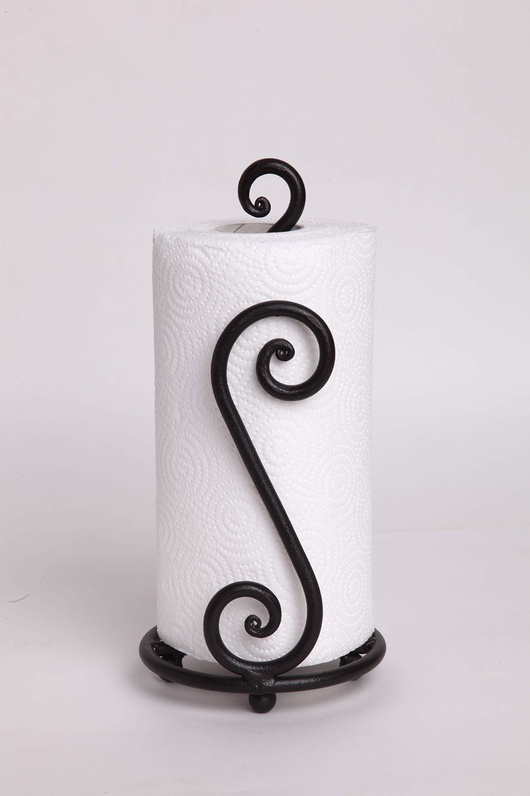 RTZEN porta-papel toalla mate negro toque decorativo y funcional en casa