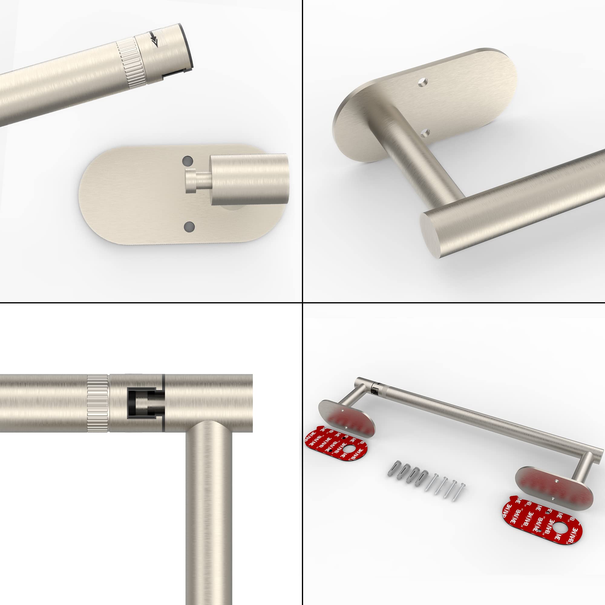 Ruacq porta-rollos ideal para vehículo recreativo y espacios pequeños.