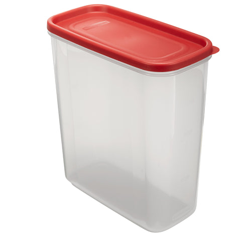 Rubbermaid 21C, tapa visible; cierre seguro para mantener frescos los ingredientes.