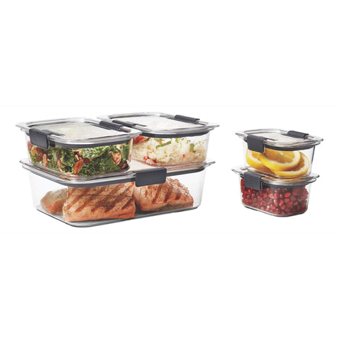 Rubbermaid Brilliance: tapas con cierre sellado para transporte seguro